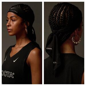 Nike Nocta Drake Headband Head Tie 3M Black Basketball Sweatband FZ8581-037 NWT
